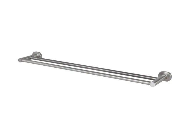bisk-go-double-barre-porte-serviette-600-nickel image 1