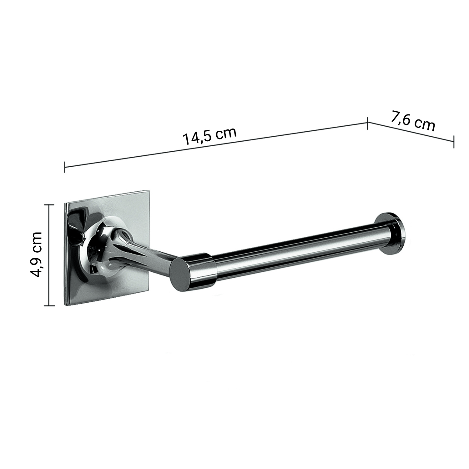 gedy-wizard-porte-rouleau-wc-chrome image 2