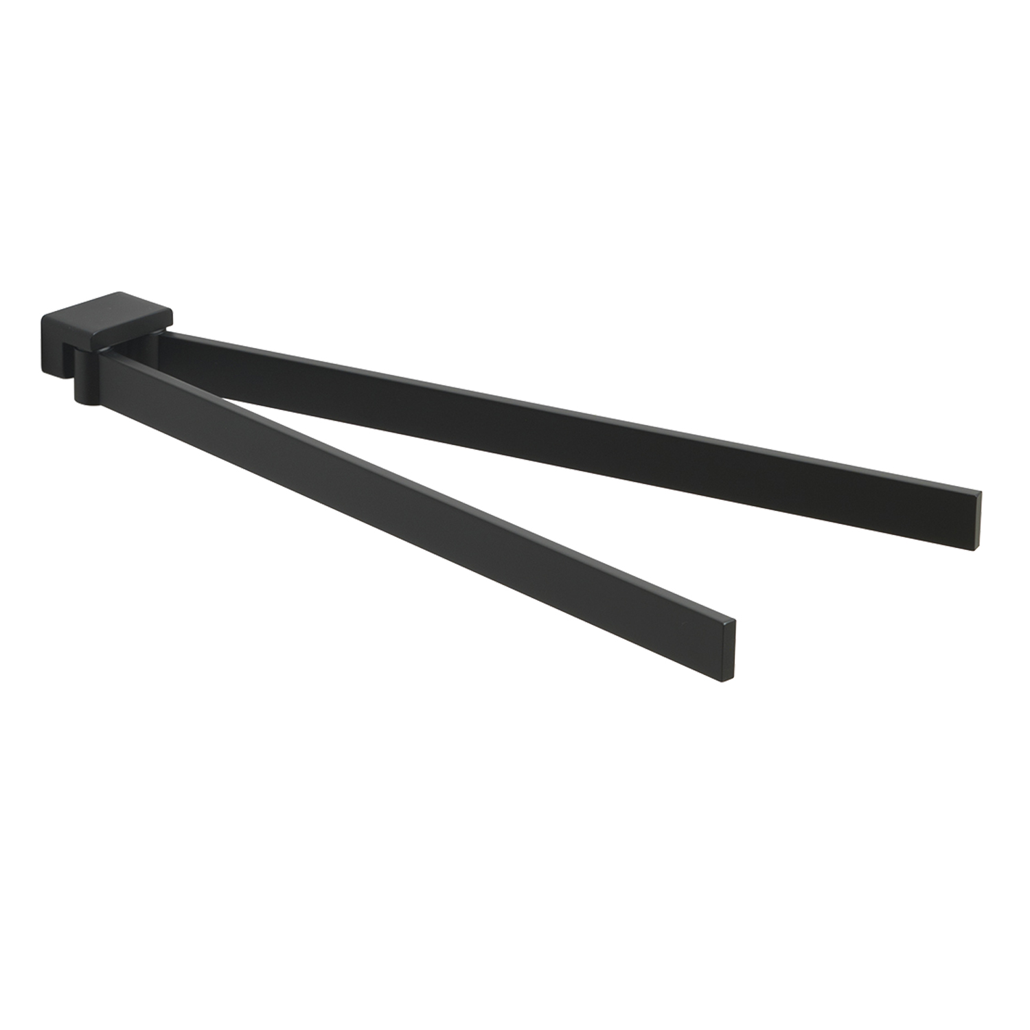 gedy-lounge-porte-serviettes-r-glable-noir-mat image 1