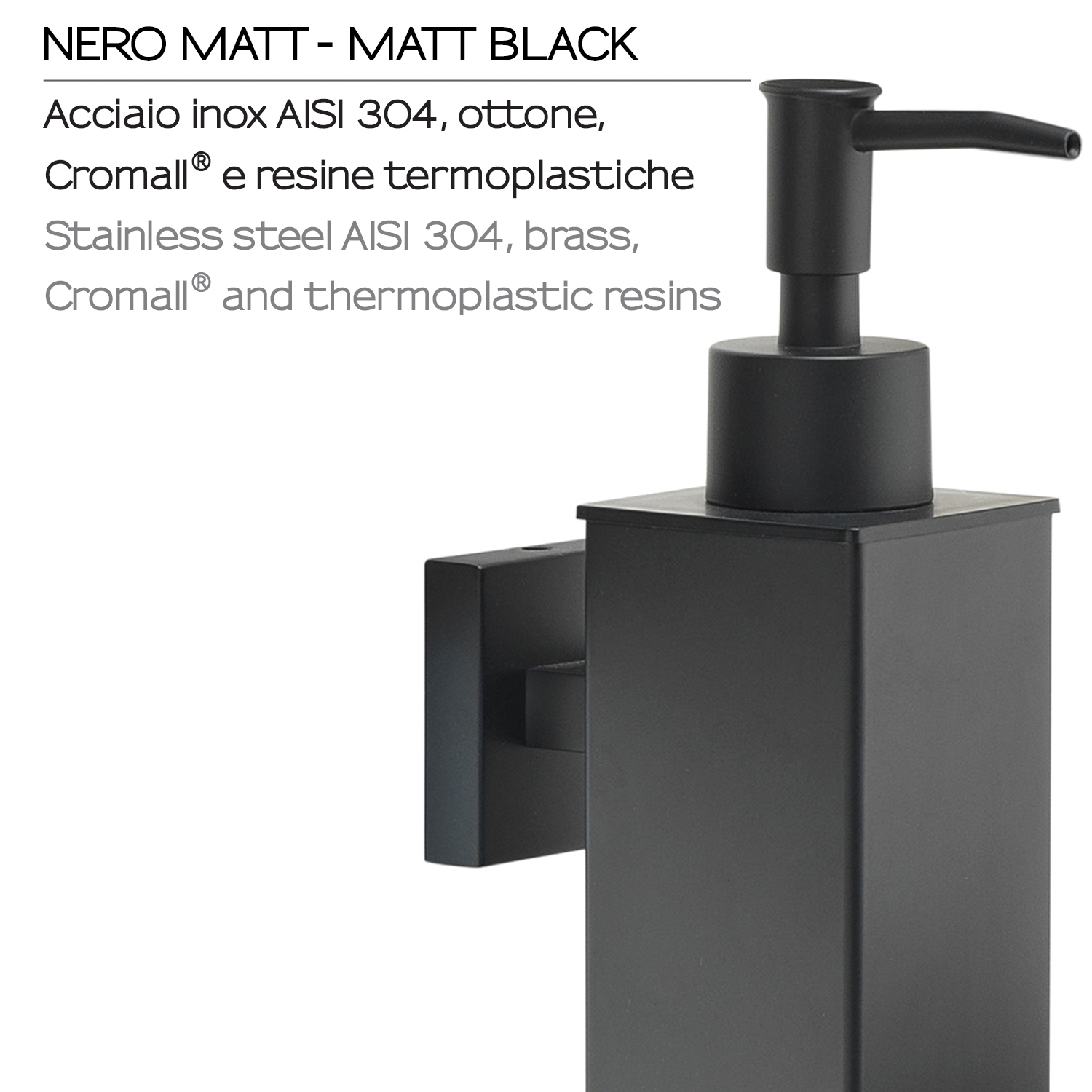 gedy-seal-distributeur-de-savon-noir-mat image 4
