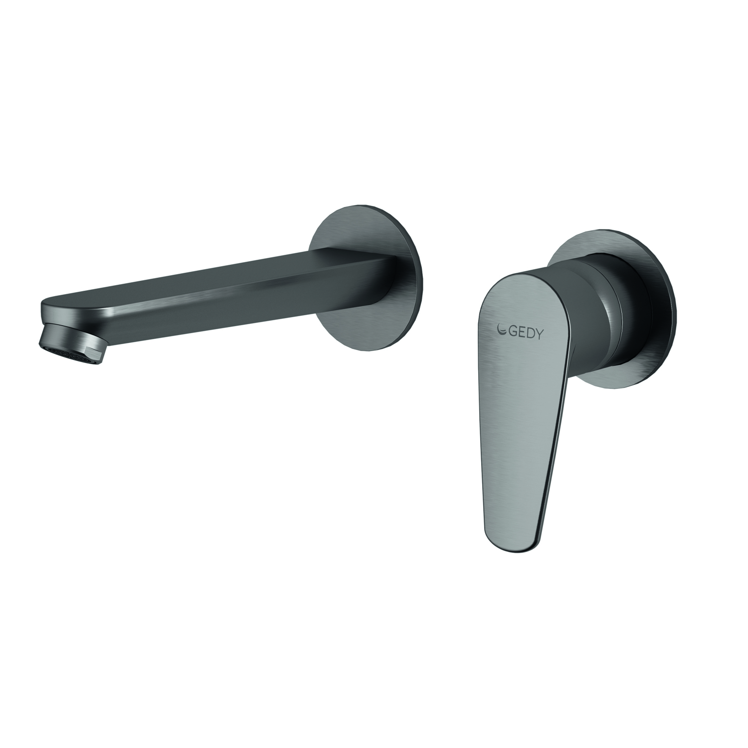 gedy-como-mitigeur-lavabo-mural-gun-metal image 1