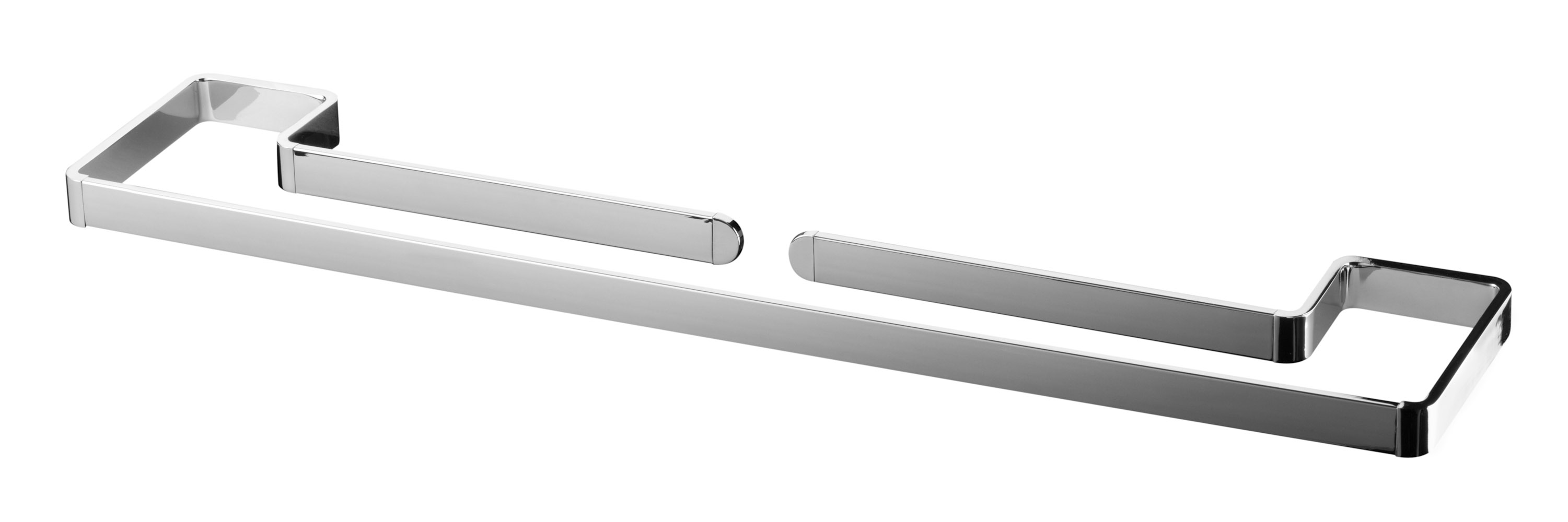 bisk-natura-double-barre-porte-serviettes-560-mm-fixe image 1