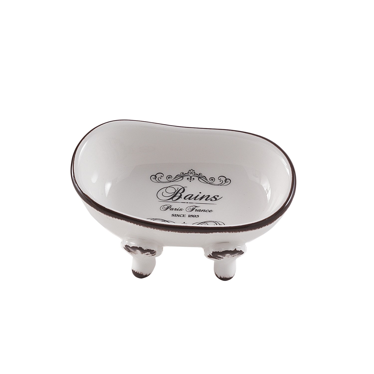 gedy-amelie-porte-savon-poser-blanc image 1