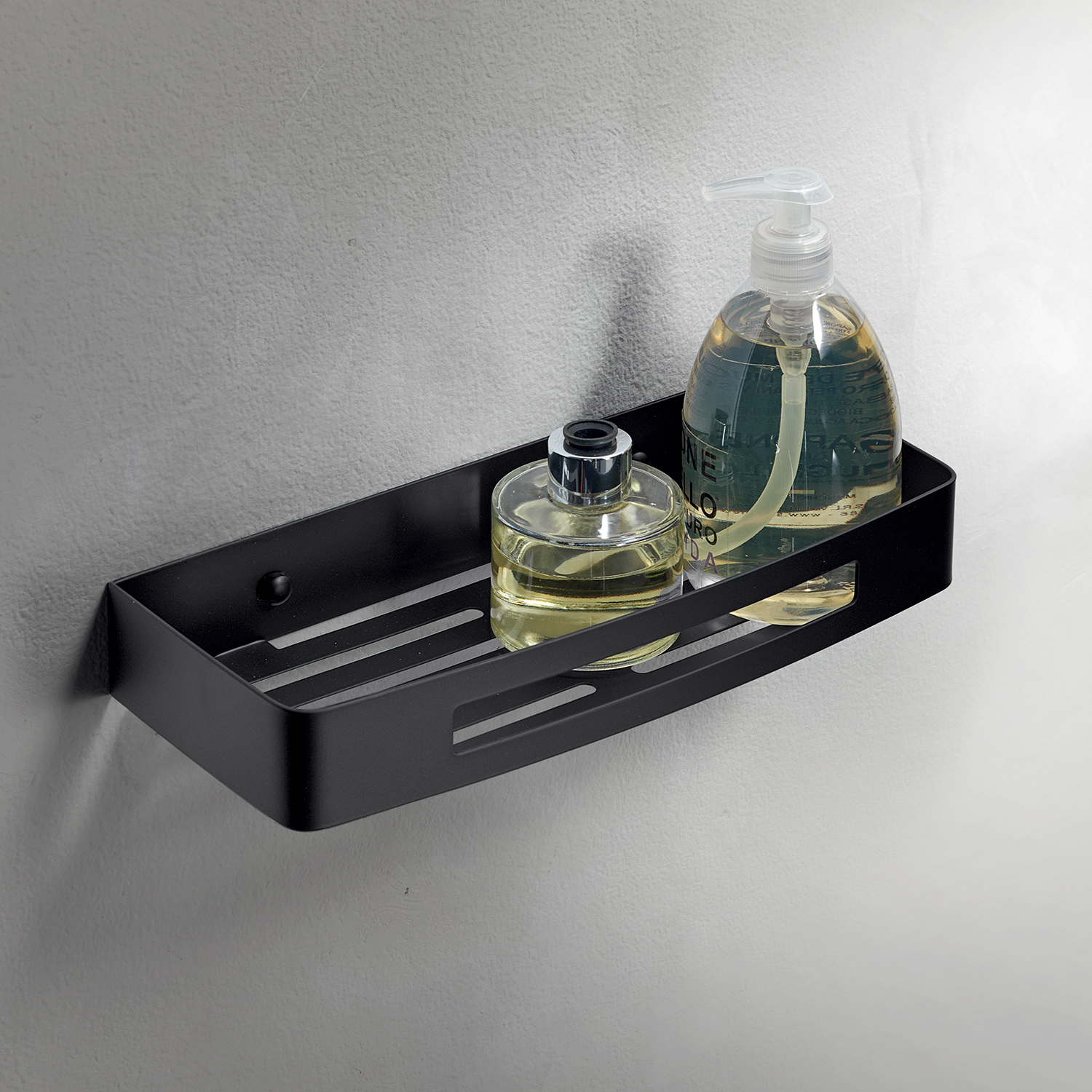 gedy-nerva-porte-objets-douche-noir-mat image 3