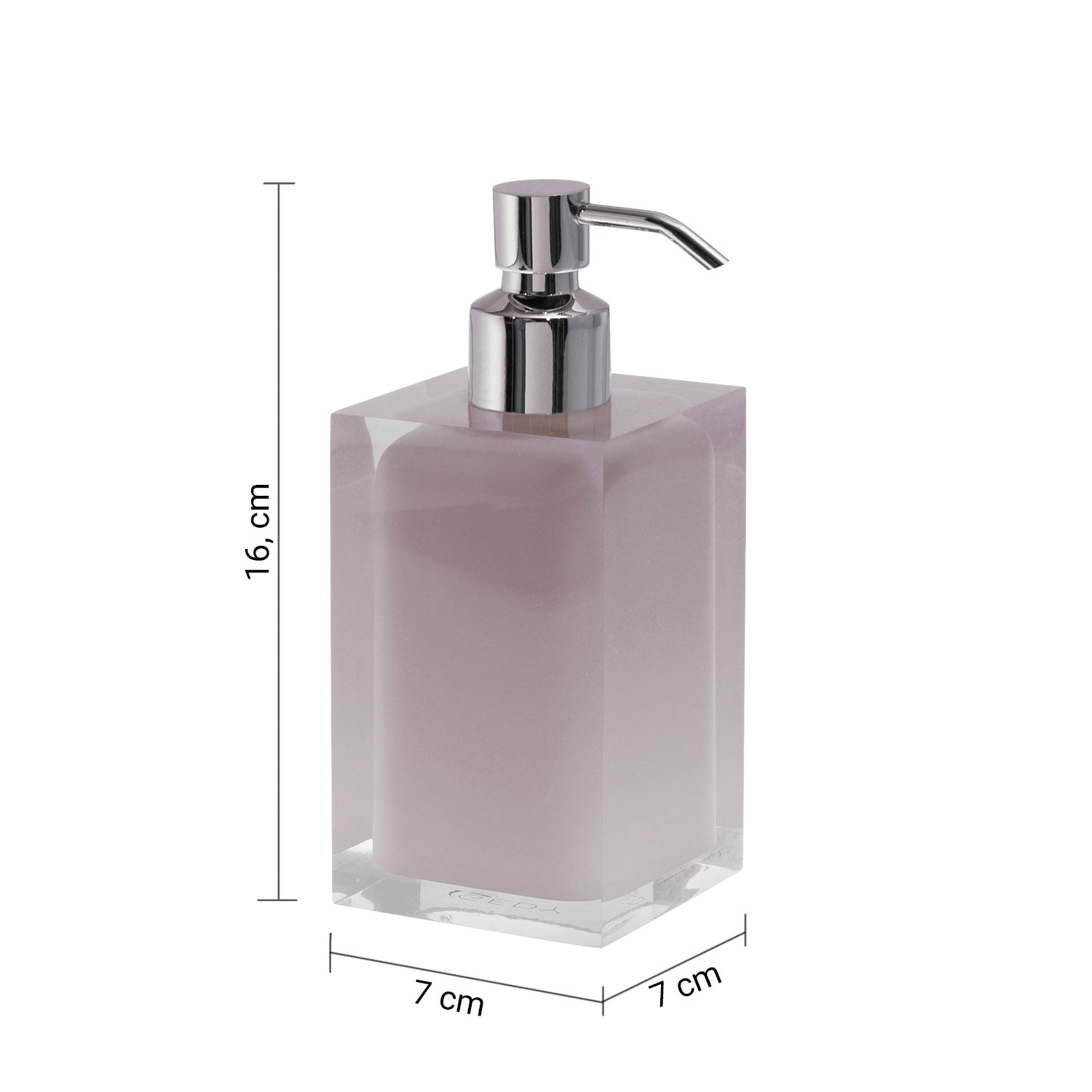 gedy-rainbow-distributeur-savon-rose image 2