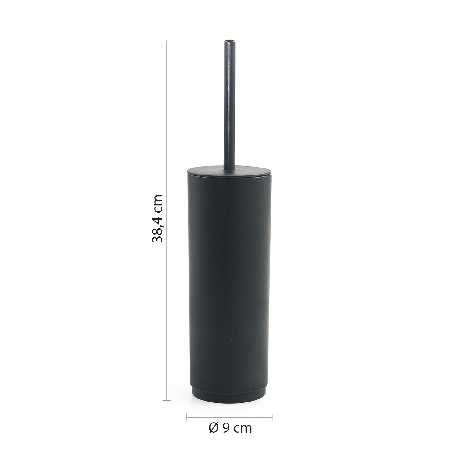 gedy-sharon-brosse-wc-poser-noir-mat image 2