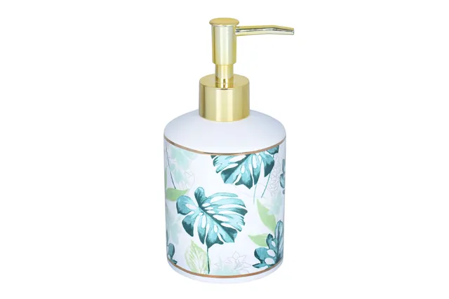 bisk-samoa-distributeur-savon-liquide-mural-chrome image 1
