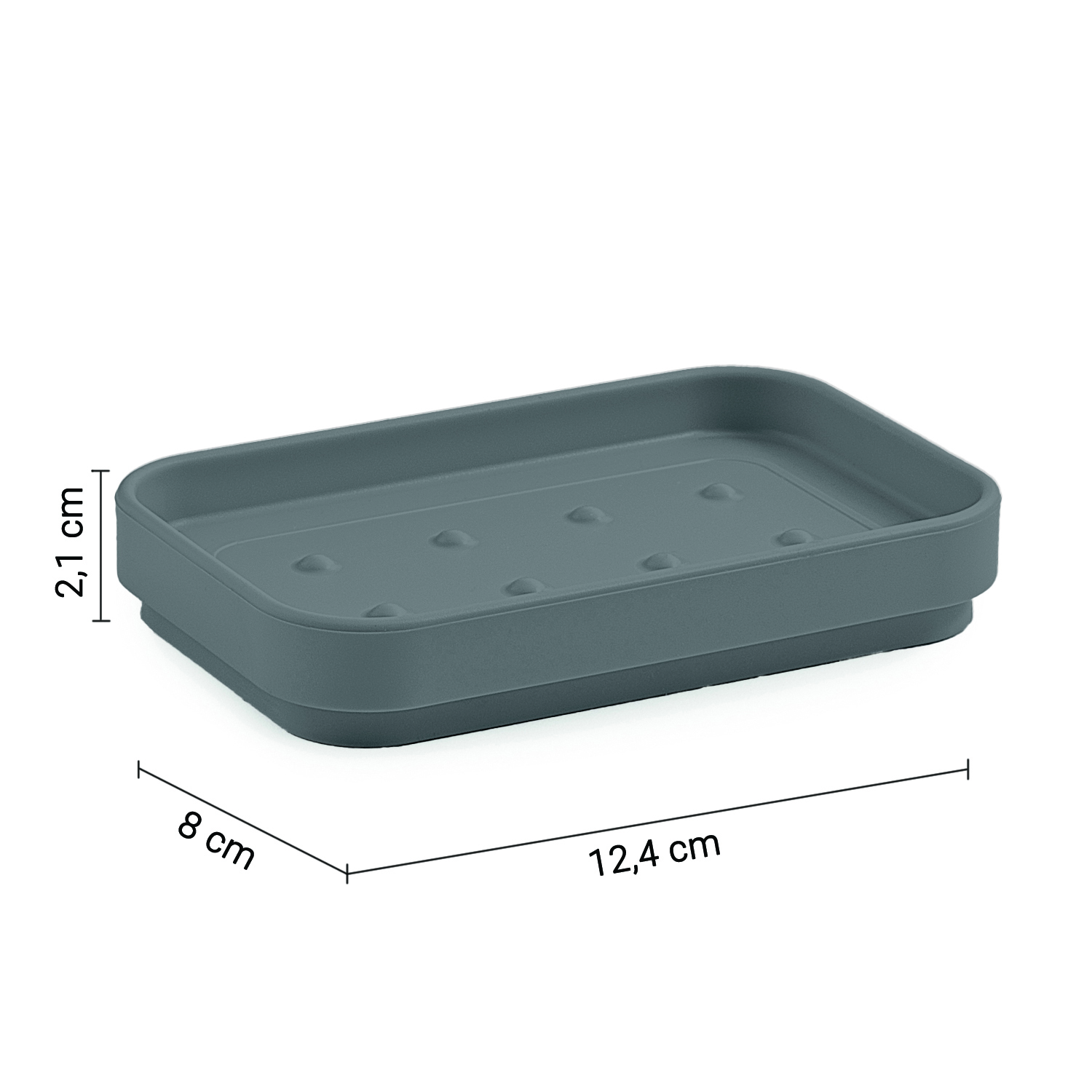 gedy-seventy-porte-savon-gris-mat image 2
