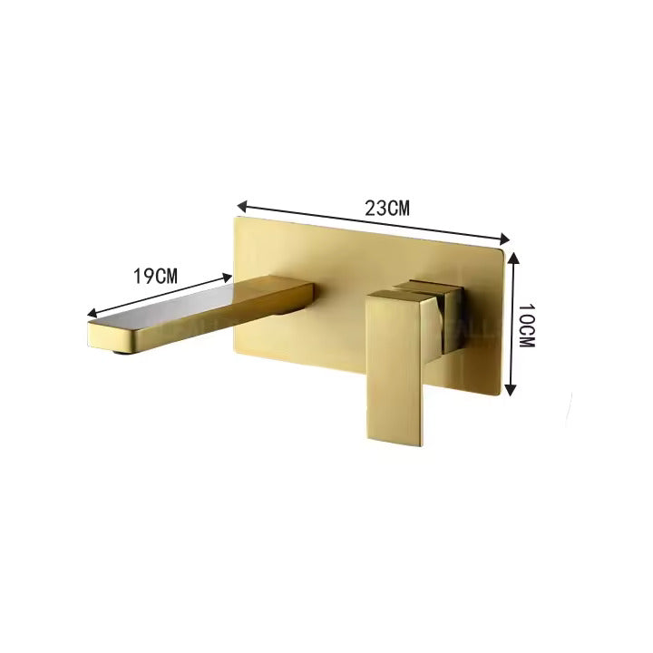 hudor-scamandre-robinet-lavabo-mural-dor-bross-laiton-3 image 3