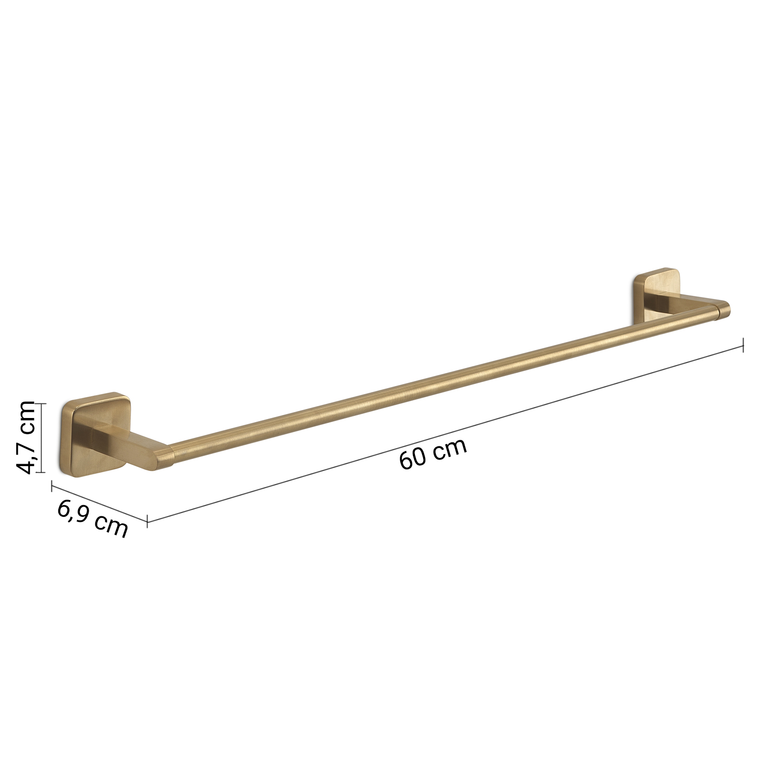 gedy-tonga-porte-serviette-60-cm-or-mat image 2