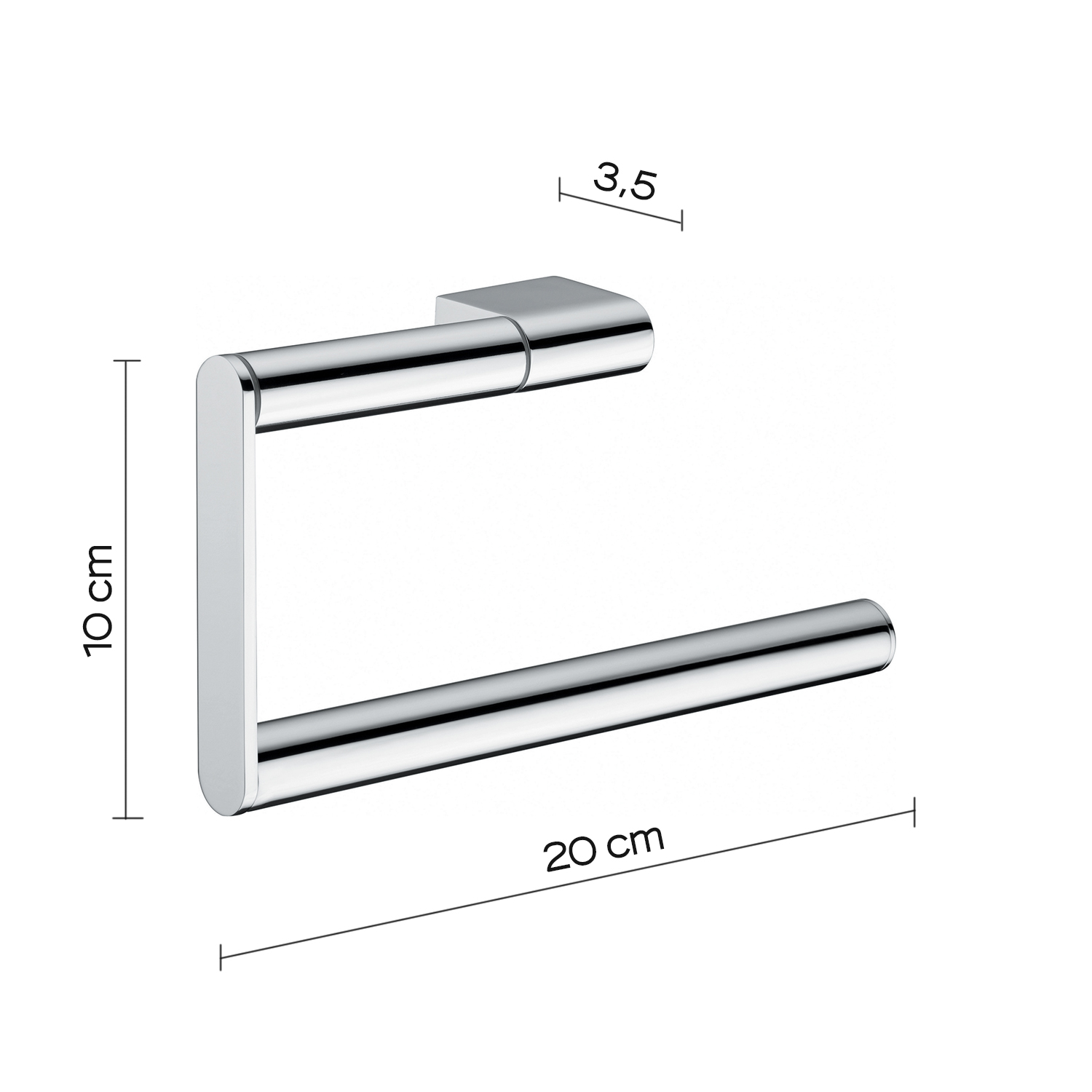 gedy-canarie-anneau-porte-serviette-chrome-fixer image 2