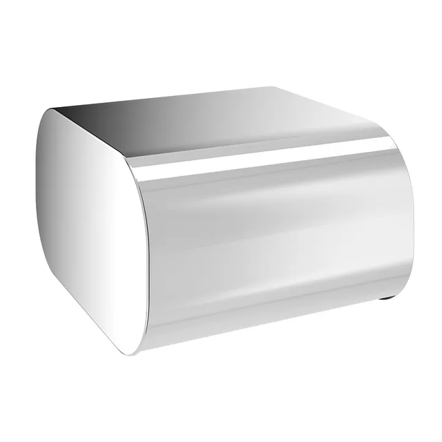 gedy-outline-porte-rouleau-avec-couvercle-chrome image 1