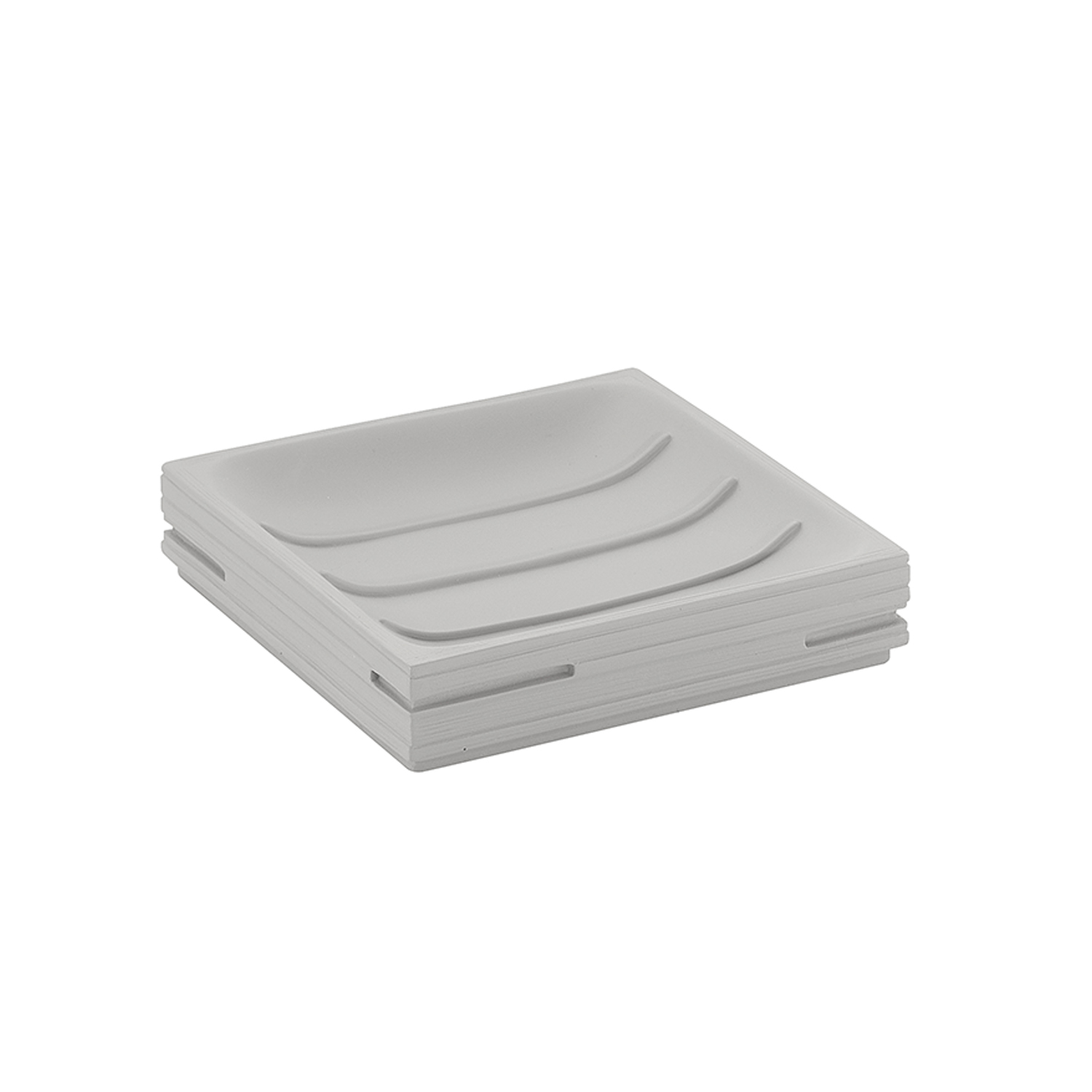 gedy-quadrotto-porte-savon-gris-poser image 1