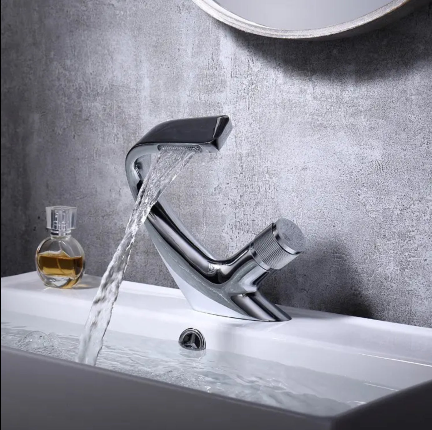 hudor-rymanthe-80115-robinet-lavabo-chrom-bec-cascade image 4