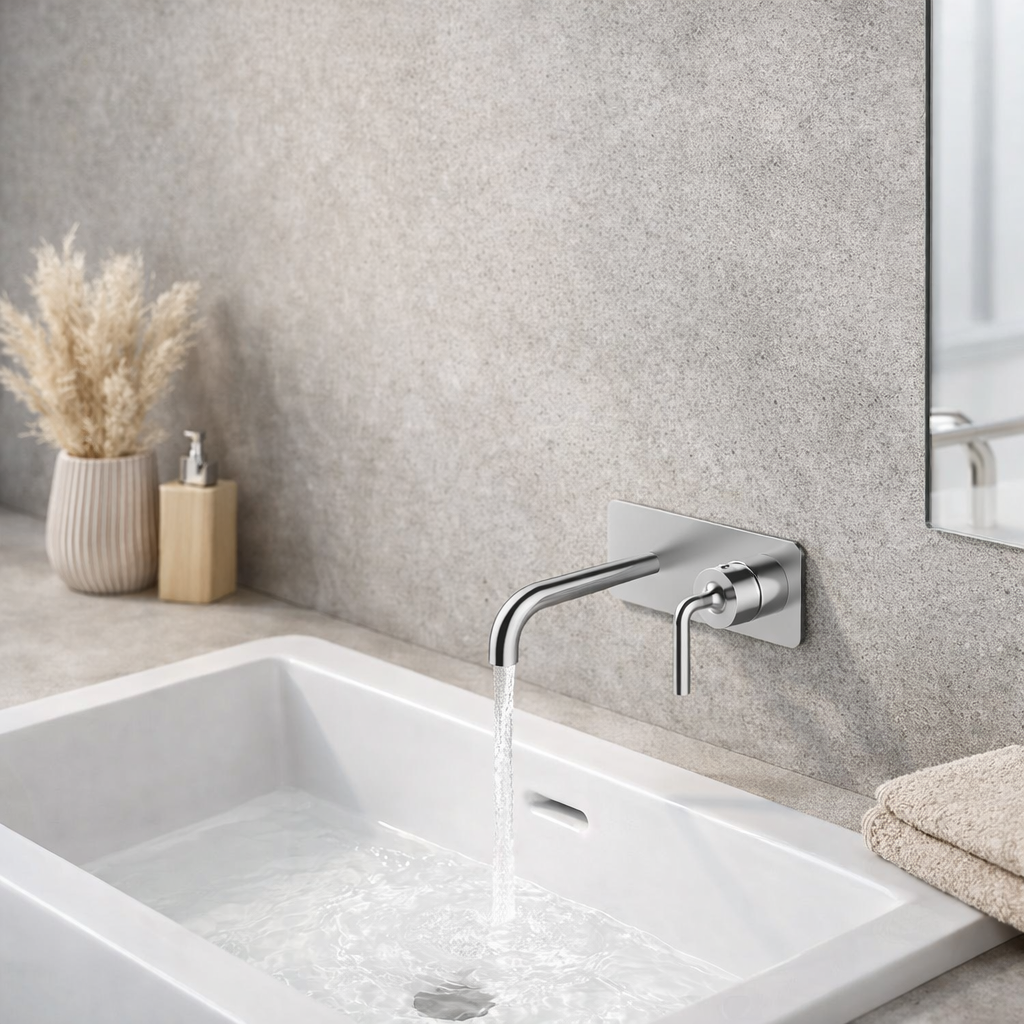 hudor-rymanthe-202-mitigeur-lavabo-mural-chrom-200-mm image 2