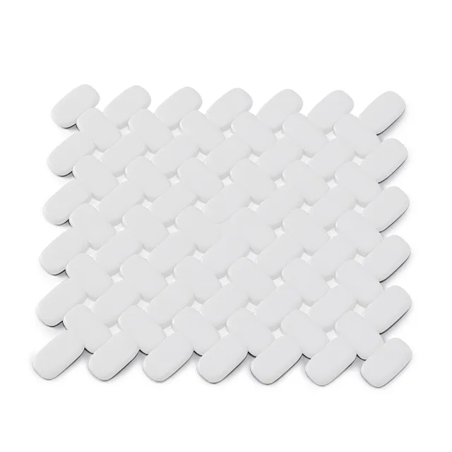 gedy-bricks-tapis-vier-26x26-cm-blanc image 1