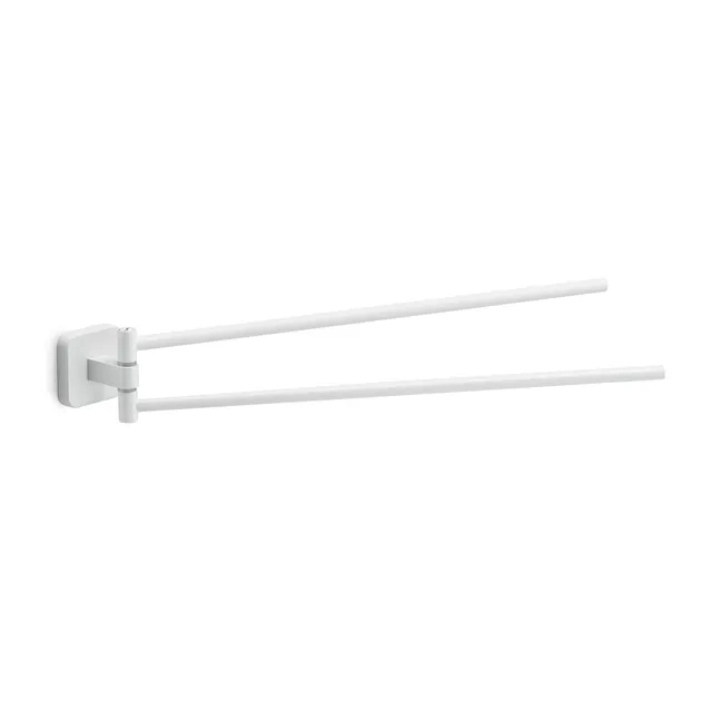 gedy-tonga-porte-serviettes-r-glable-blanc-mat image 1