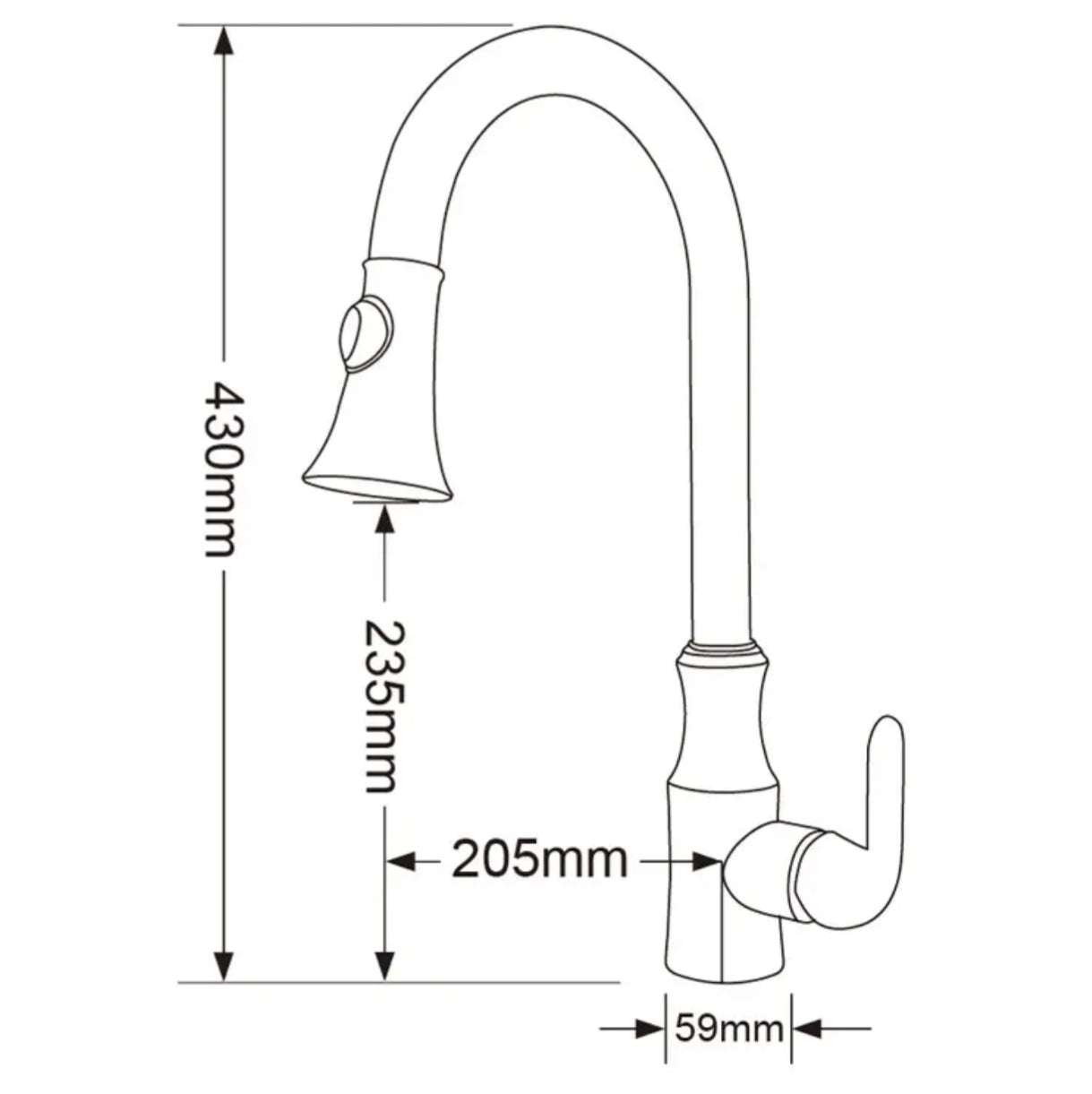 hudor-chr-m-t-s-605-orb-mitigeur-cuisine-bronze-huil image 4