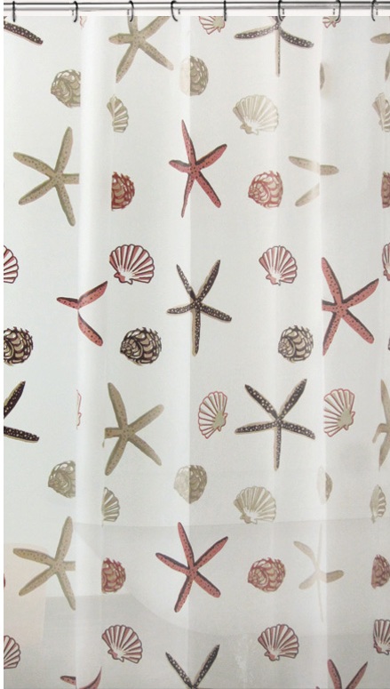 bisk-starfish-rideau-de-douche-peva-toile-de-mer image 1