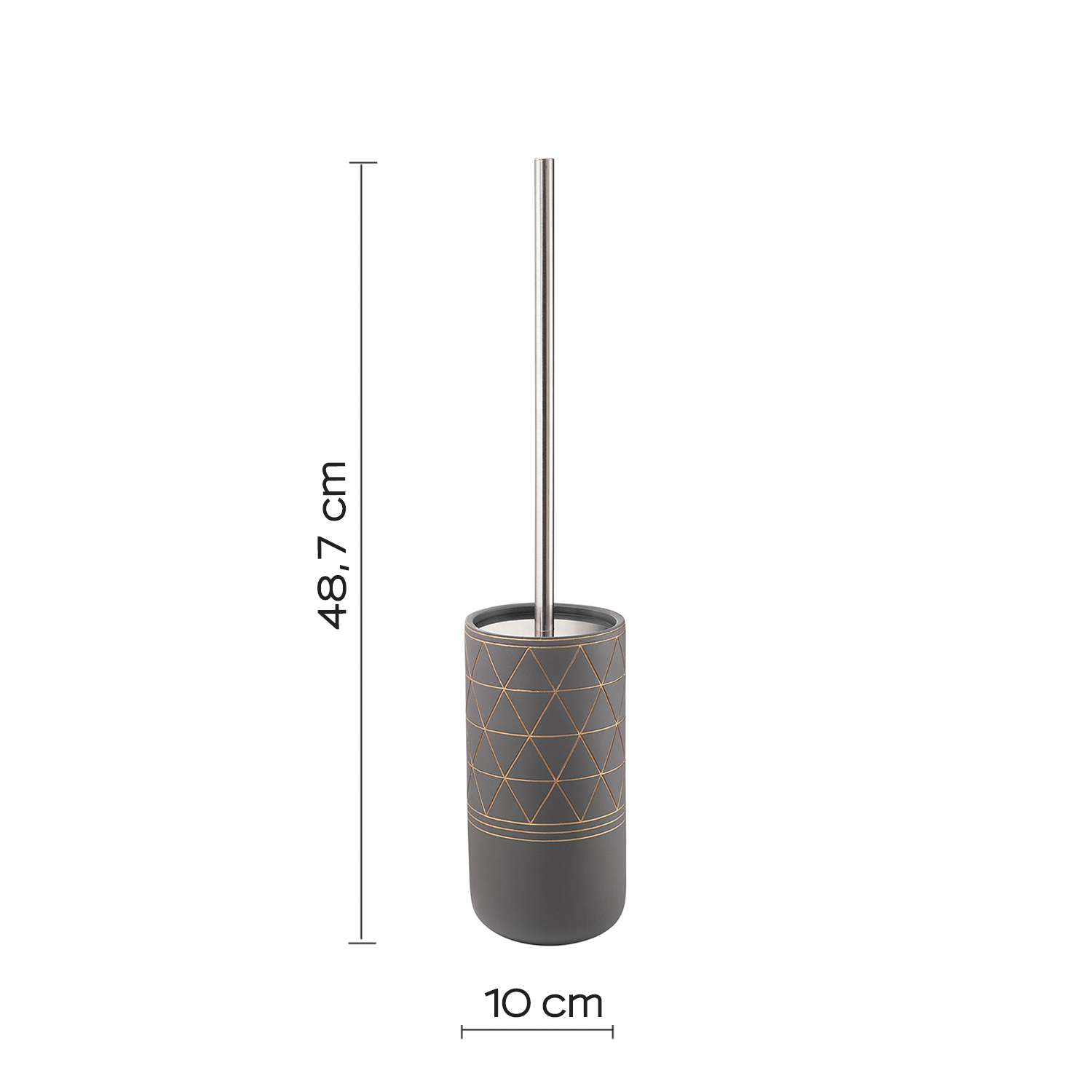 gedy-calipso-porte-brosse-dents-gris-poser image 2