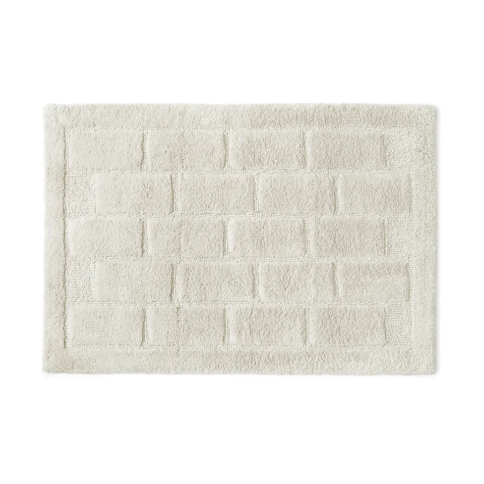 gedy-tile-tapis-de-bain-90x60-cm-blanc image 1