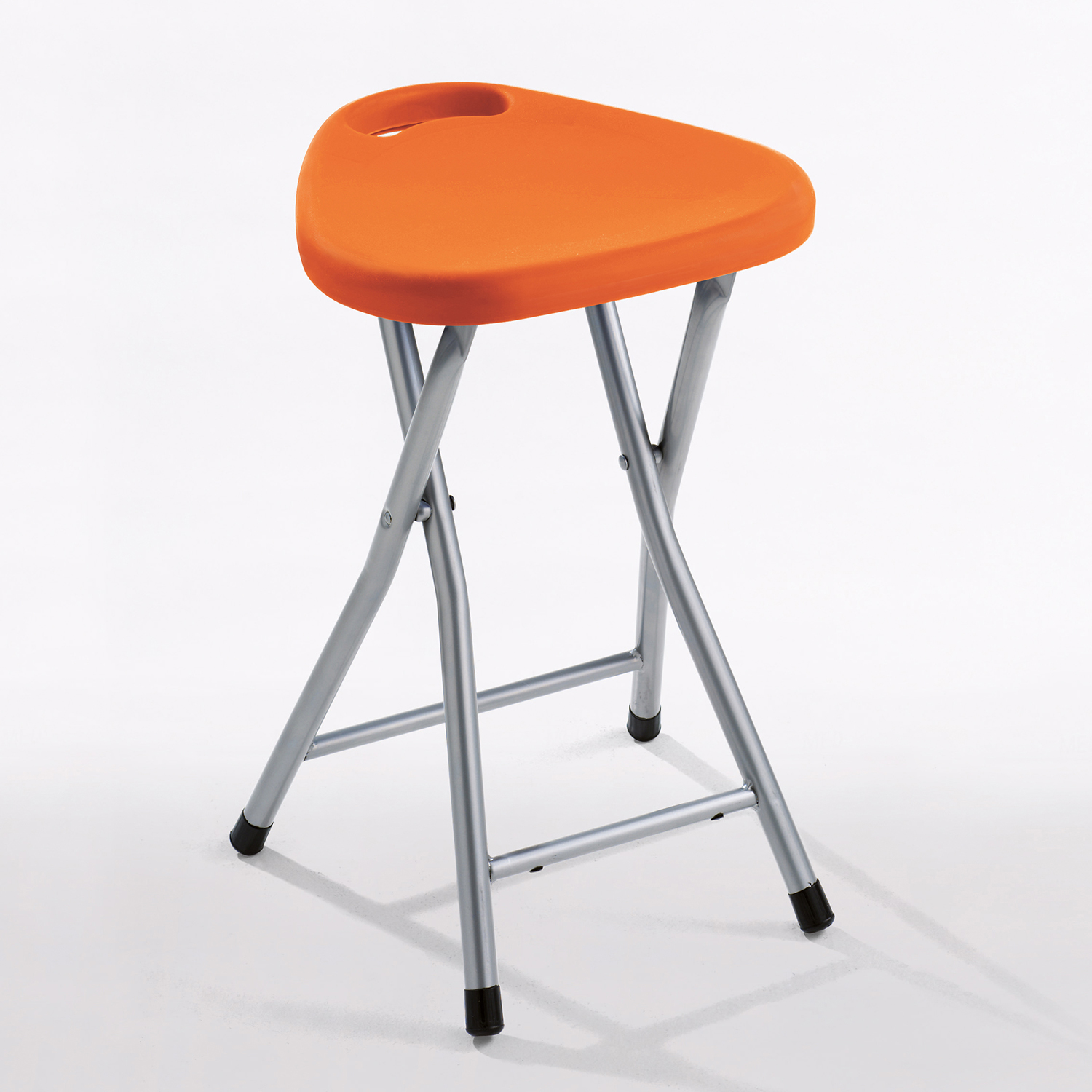 gedy-co75-tabouret-salle-de-bain-orange-repliable image 3