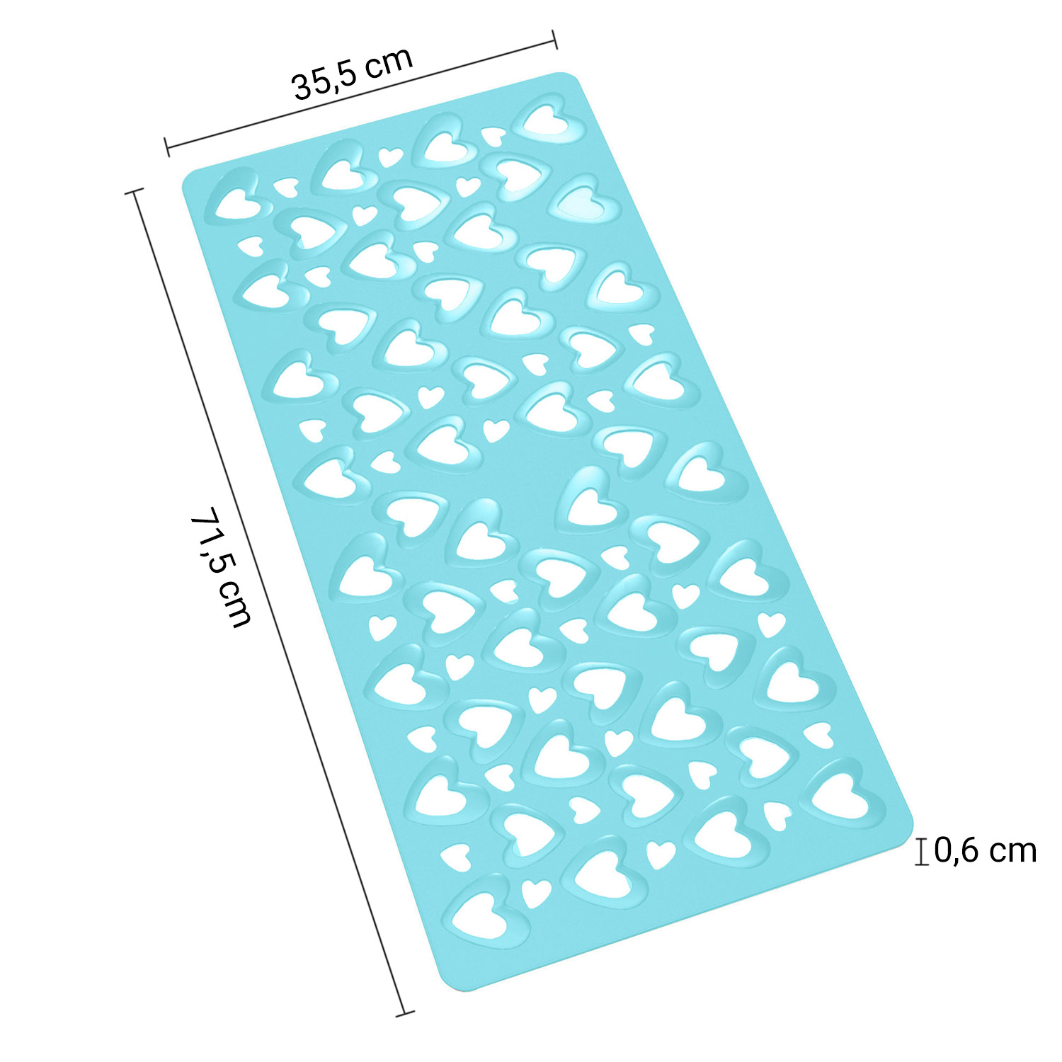 gedy-cuore-tapis-de-baignoire-36x75-cm-bleu-ciel image 2