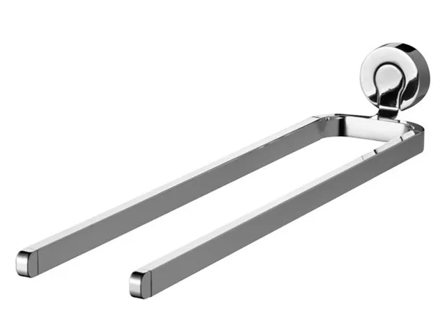 bisk-ventura-chrom-porte-serviettes-2-barres-mobiles-chrome image 1