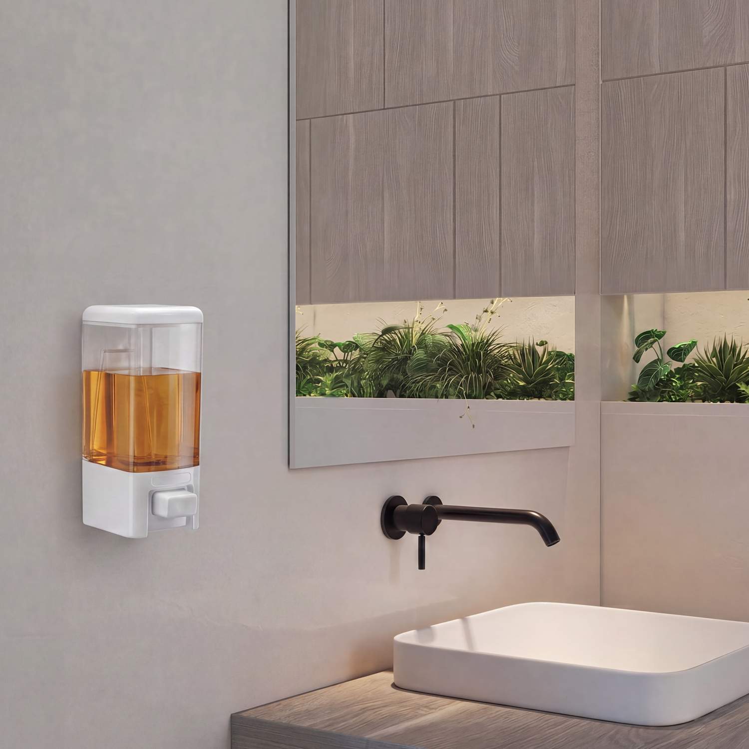 gedy-trigger-distributeur-de-savon-blanc-pompe image 3