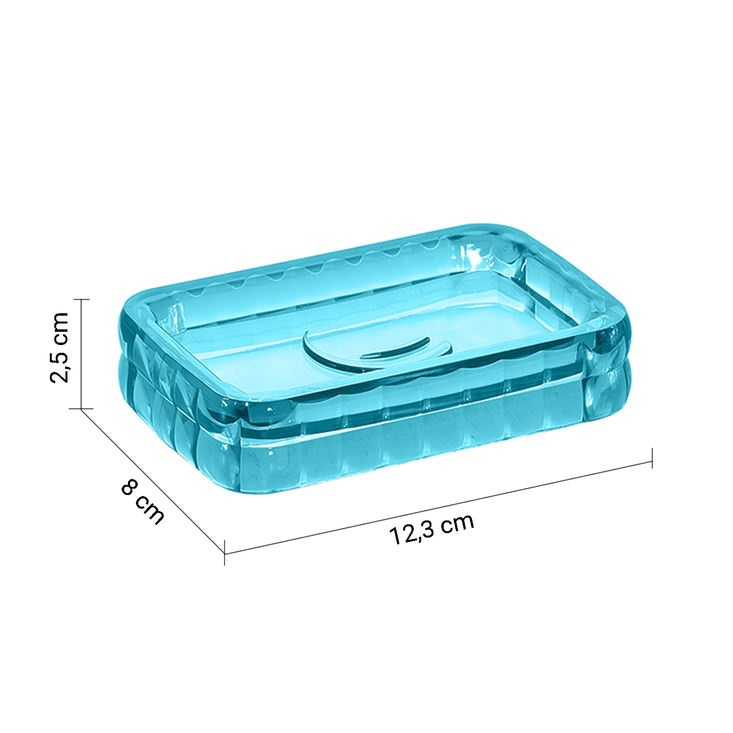 gedy-glady-porte-savon-turquoise-poser image 3