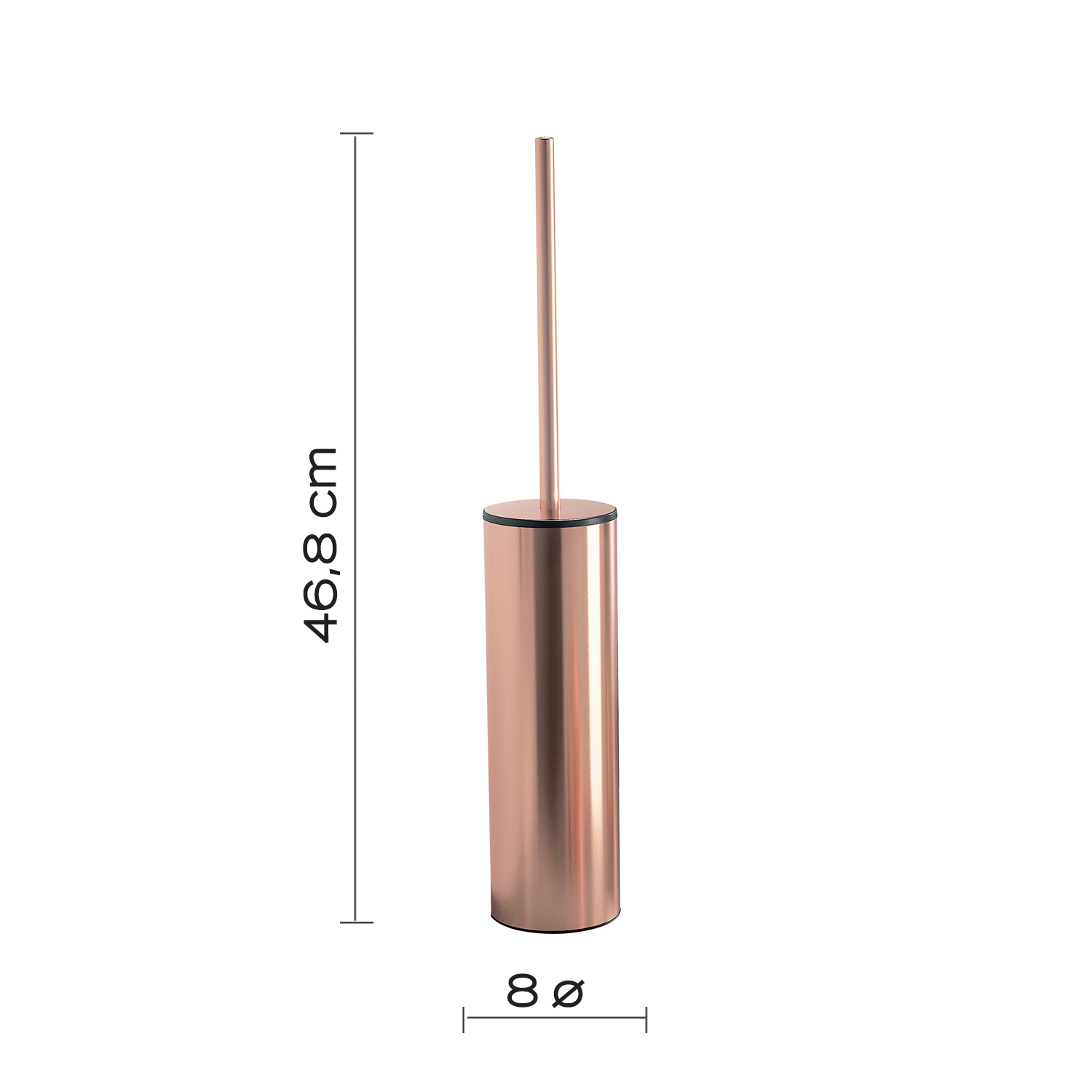 gedy-elettra-porte-brosse-wc-cuivre image 2