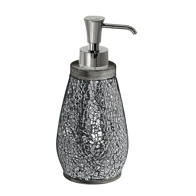 gedy-myosotis-distributeur-savon-argent-poser image 1