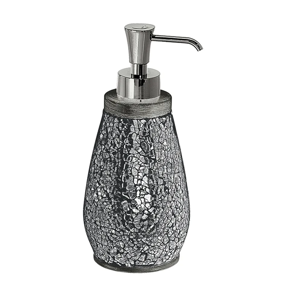 gedy-myosotis-distributeur-savon-argent-poser image 1