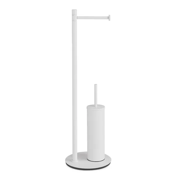 gedy-mida-ensemble-wc-blanc-mat-porte-papier-brosse image 1