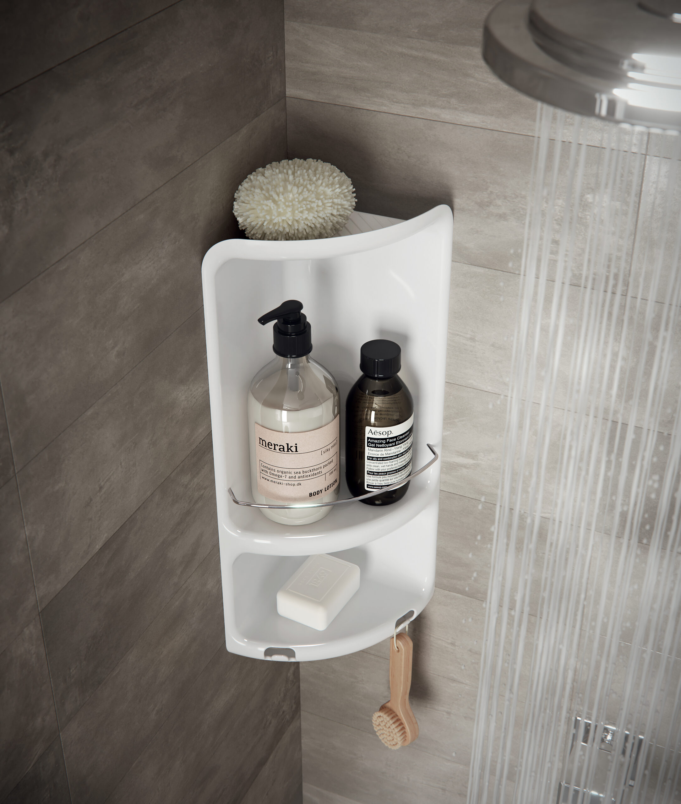 gedy-caesar-tag-re-douche-d-angle-blanc-2 image 3