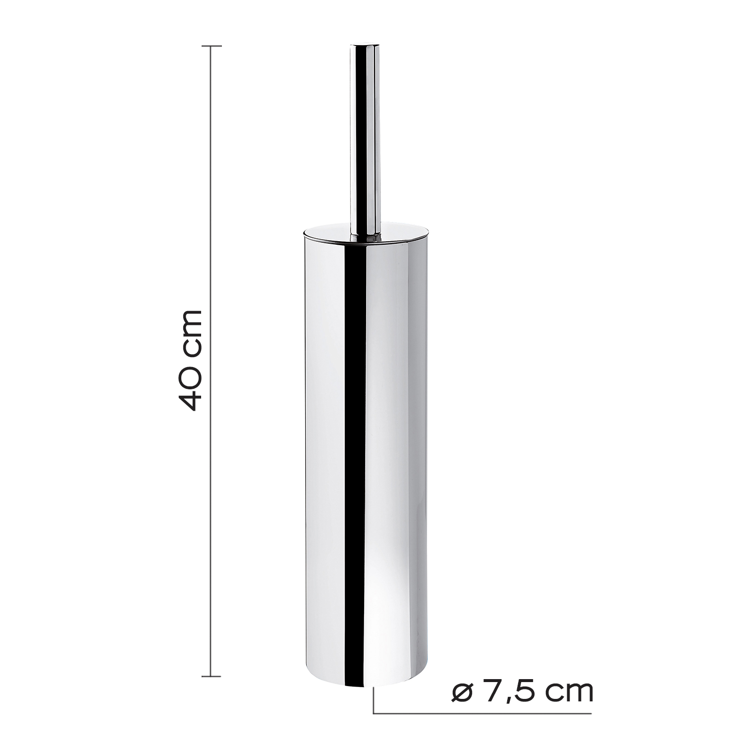 gedy-edera-plus-porte-brosse-wc-chrom-poli-2 image 2