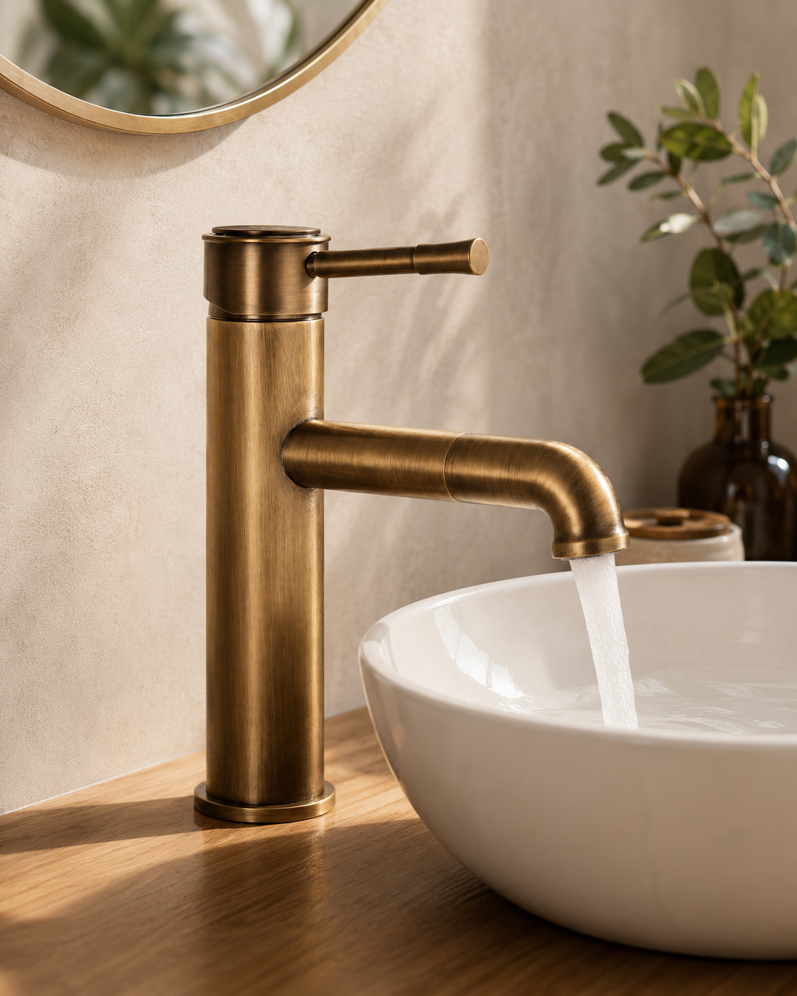 hudor-art-mis-b205br-robinet-lavabo-bronze-bross image 2