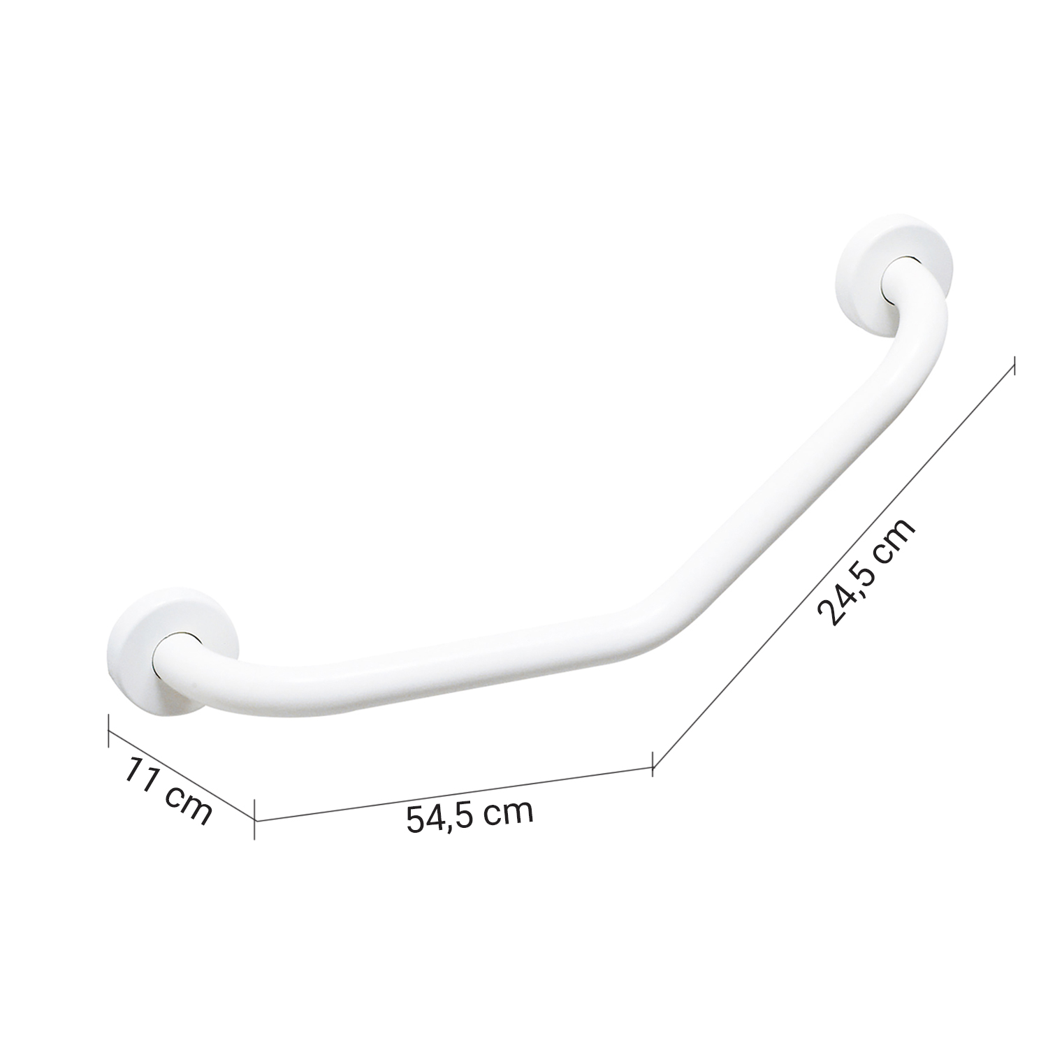 gedy-fortis-barre-d-appui-135-blanche-coud-e image 2