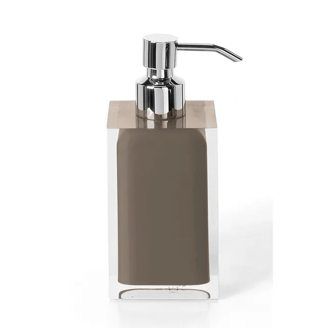 gedy-rainbow-distributeur-savon-gris-tourterelle image 1