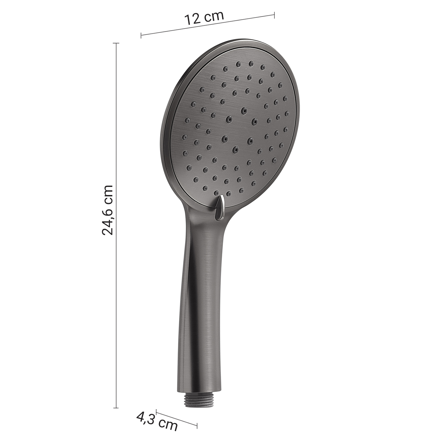gedy-tech-14-douchette-3-fonctions-gun-metal image 2