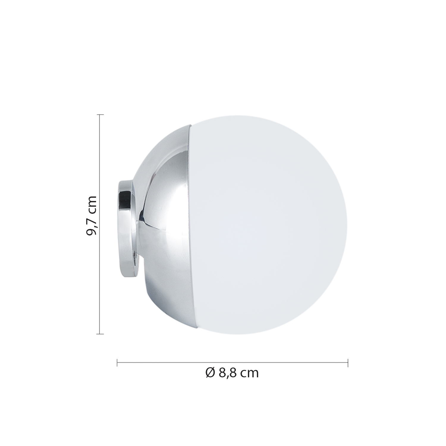 gedy-delos-lampe-led-miroir-chrome image 2
