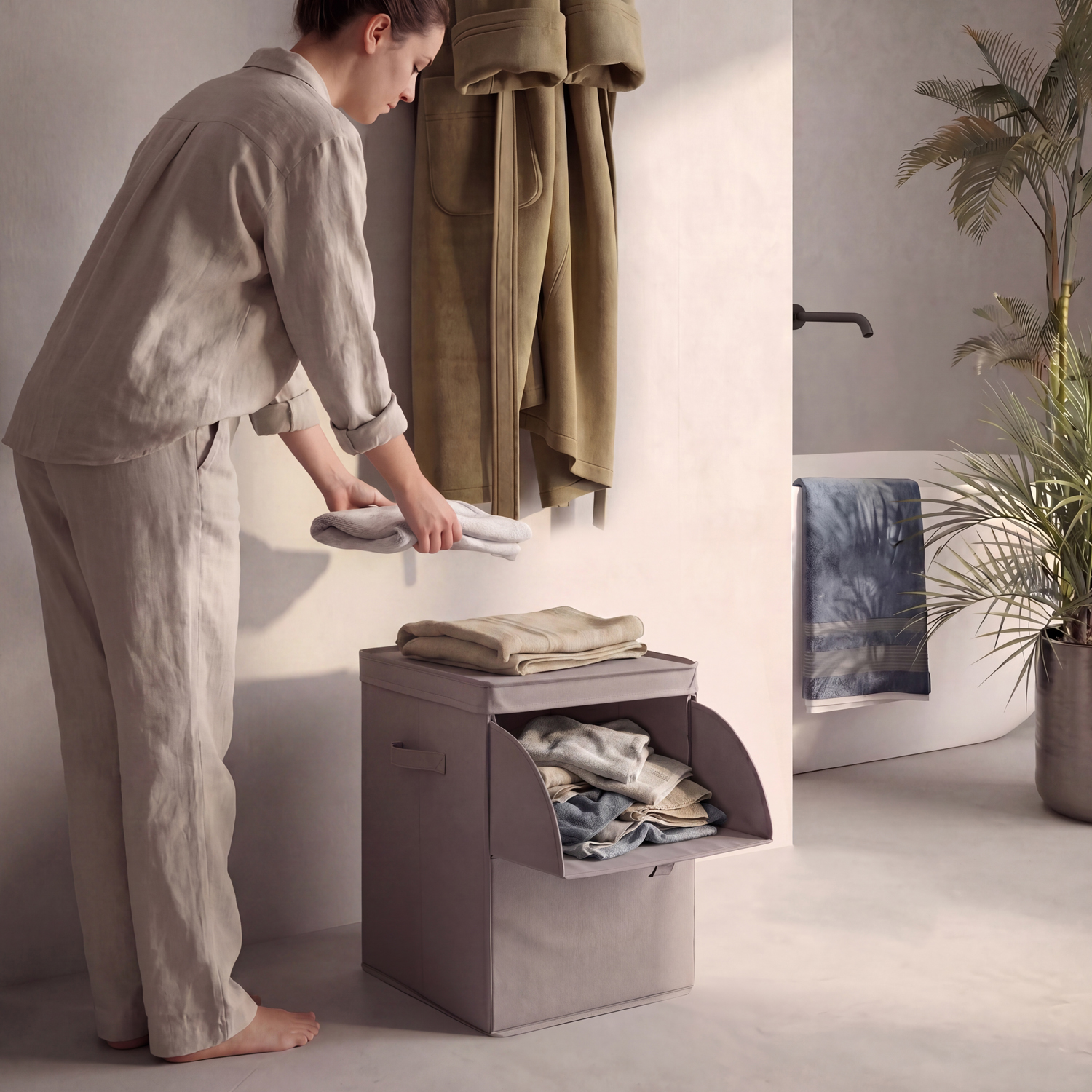 gedy-raul-coffre-linge-49-l-gris-mat image 2