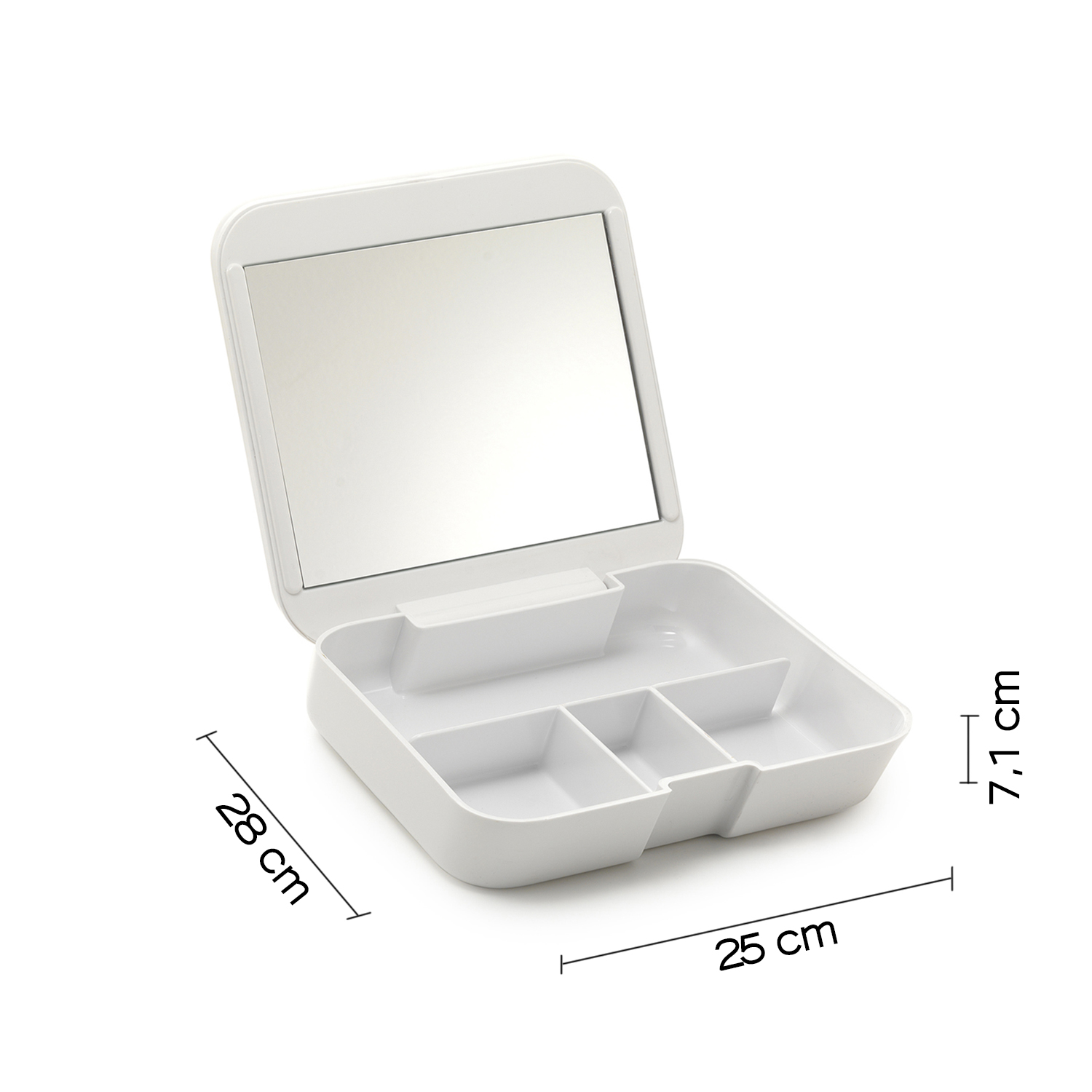 gedy-seventy-organisateur-avec-miroir-blanc-salle-de-bain image 2