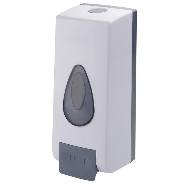 bisk-m1-distributeur-de-savon-mural-600-ml-blanc image 1