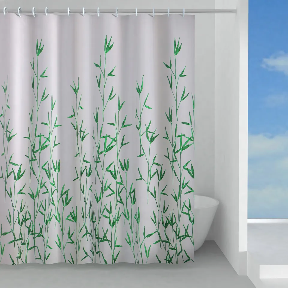 gedy-eucalipto-rideau-de-douche-180x200-cm-vert image 1