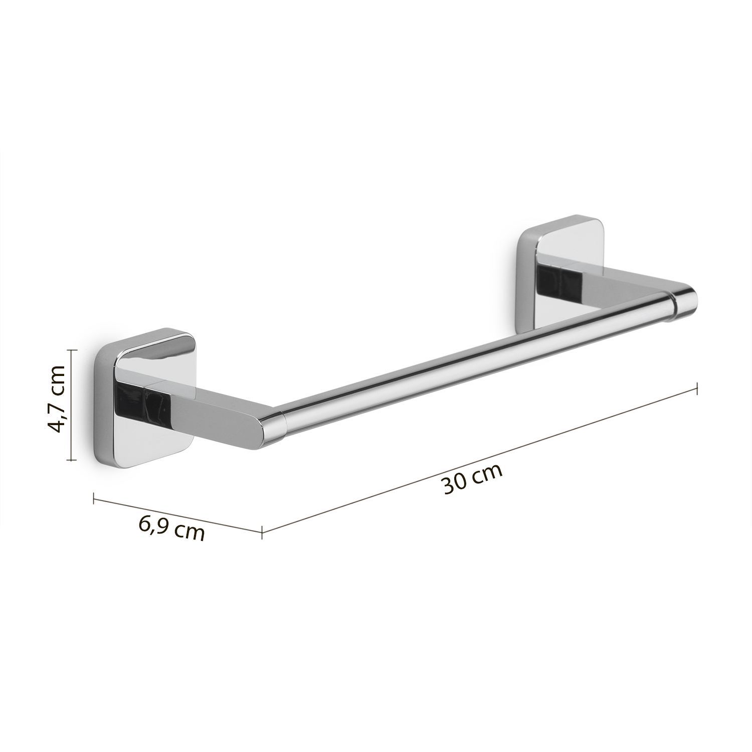 gedy-tonga-porte-serviettes-30-cm-chrome-fixer image 2