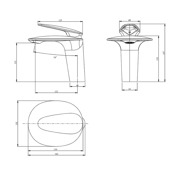 hudor-pernesse-9003-robinet-lavabo-gunmetal-laiton image 4