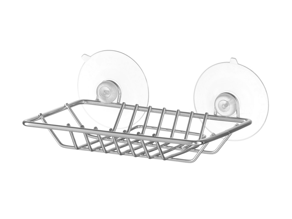 bisk-niagara-panier-de-douche-angle-mural-chrome image 1