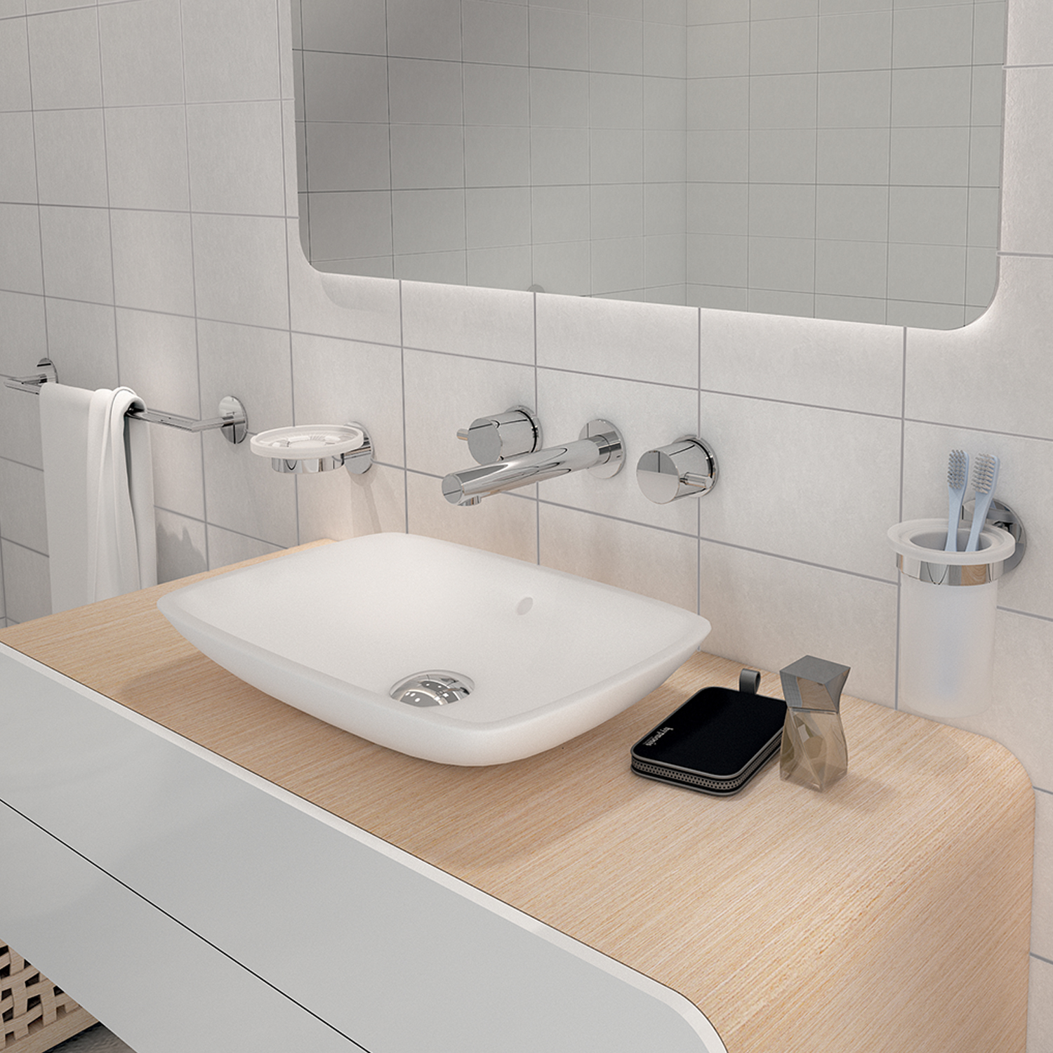 gedy-gea-porte-serviettes-36-cm-chrom-fixer image 3