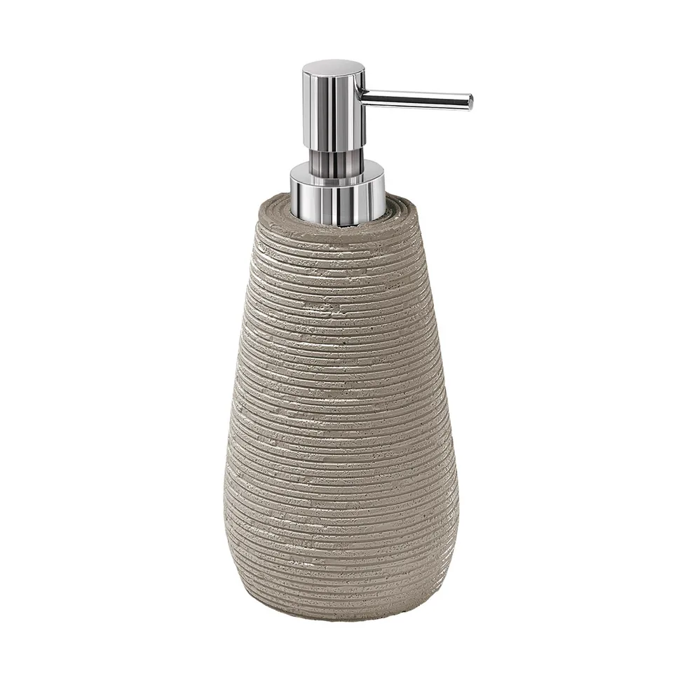 gedy-gemini-distributeur-de-savon-gris-tourterelle image 1